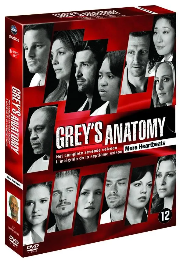 greys anatomy 7 dvd