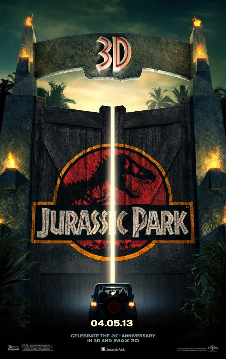 jurassic park 3d re release poster launches 120591 1000 100