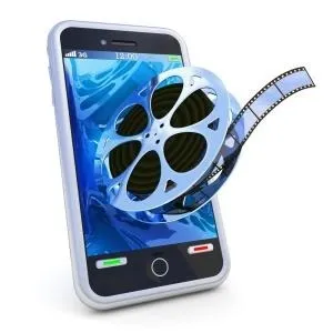 movie on smartphone