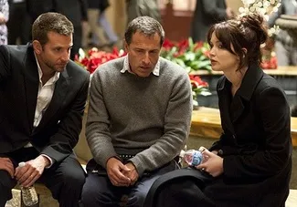 silver linings playbook dir david o russell with bradley cooper and jennifer lawrence