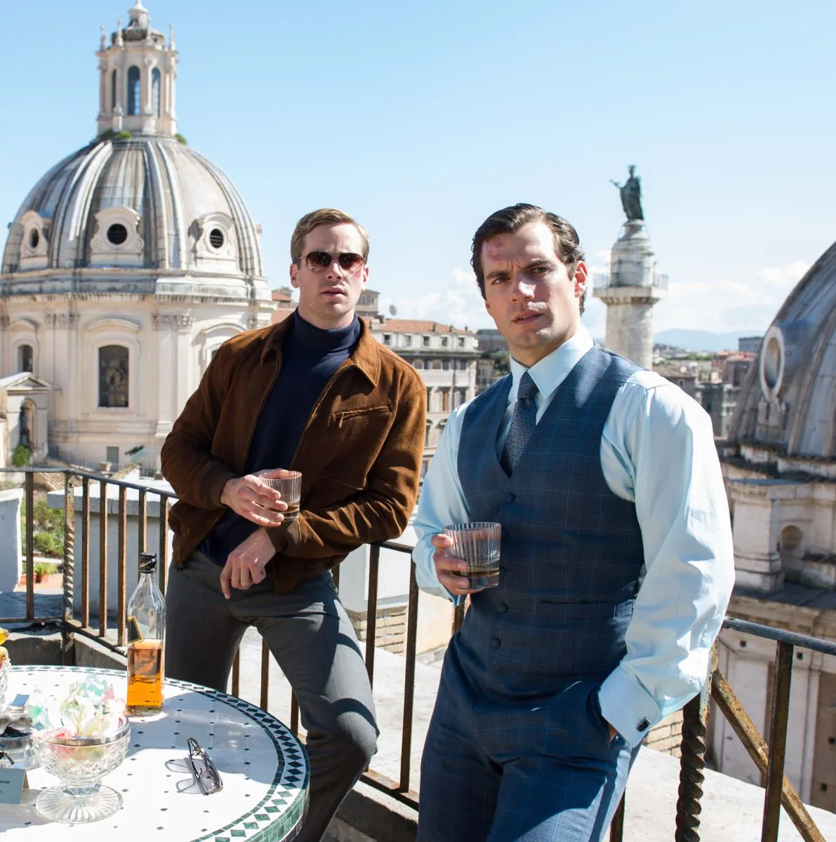 the man from u n c l e armie hammer henry cavill1