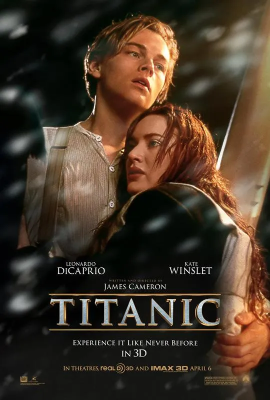titanic 3d poster