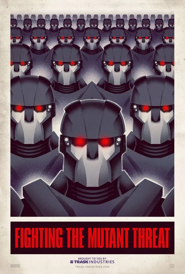 xmen days of future past sentinels propaganda poster1 610x904