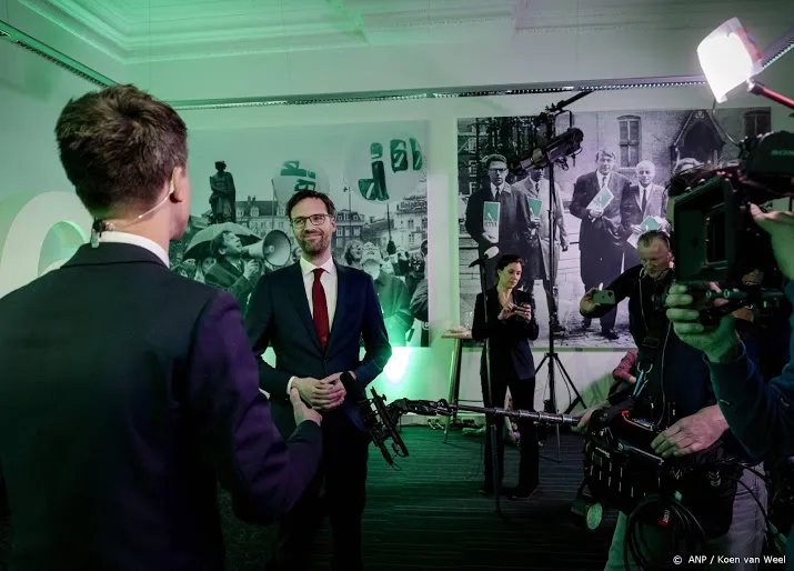 d66 historische uitslag zilver met een gouden glans