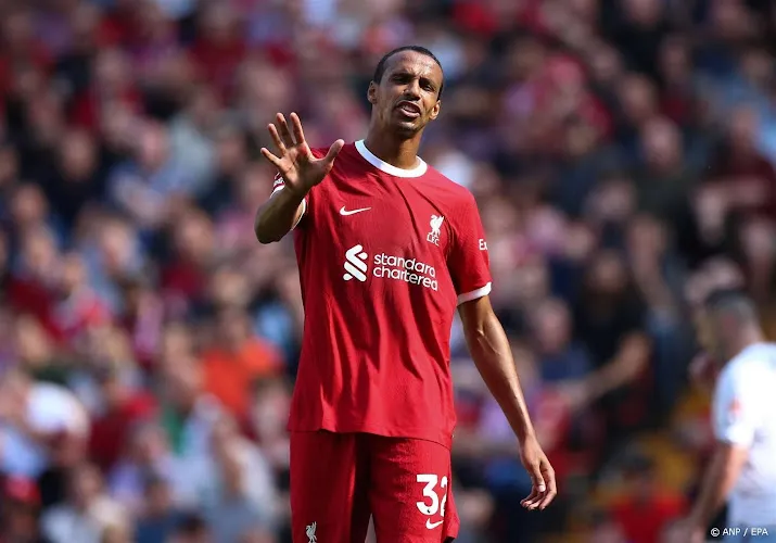 liverpool is verdediger matip lang kwijt door zware knieblessure