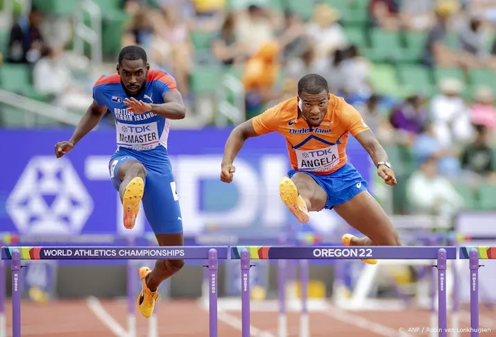 angela en smidt door naar halve finales 400 horden op wk
