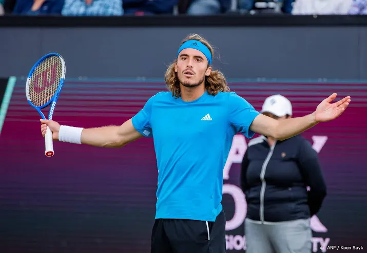 tsitsipas snel uitgespeeld op rosmalen