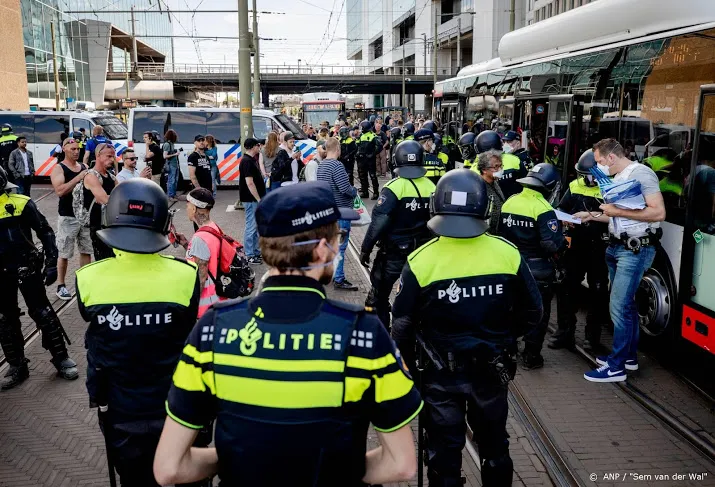 37 mensen aangehouden na demonstratie in den haag