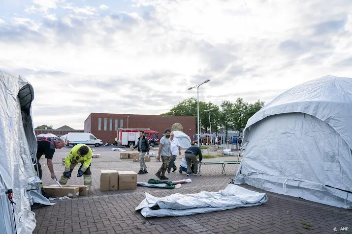 aanmeldcentrum ter apel weer propvol twintig tenten bezet