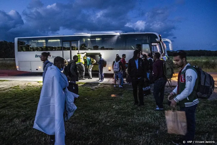 aantal asielzoekers dat buiten slaapt bij ter apel daalt niet