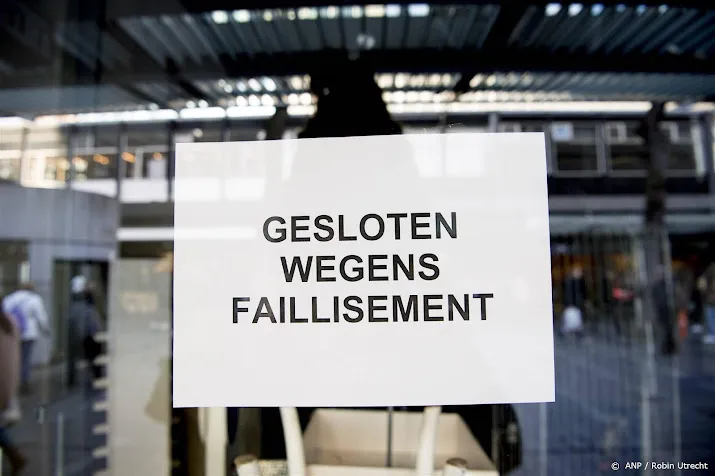aantal faillissementen weer toegenomen
