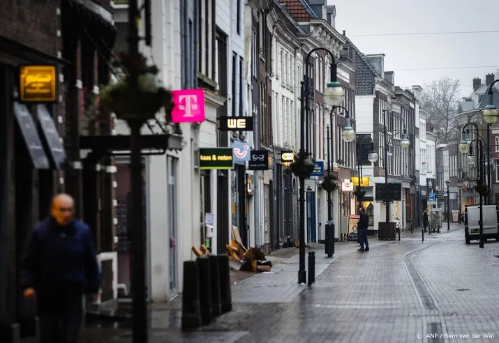aantal winkels vorig jaar iets afgenomen