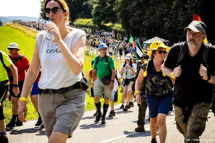 afgelopen tien jaar vaker erg warm weer tijdens vierdaagse