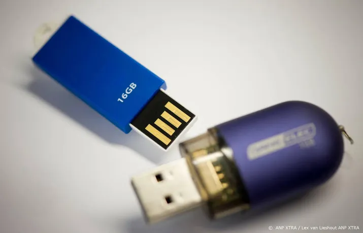 afzender usb stick op graf niet achterhaald