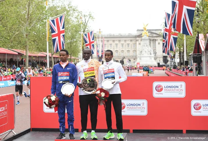 alleen wedstrijd voor eliterenners in marathon londen