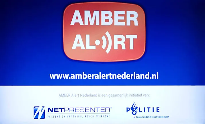 amber alert in de buurtapp