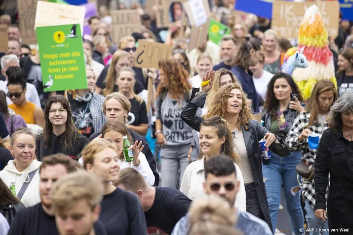amsterdam te druk bij unmute us actie in westerpark