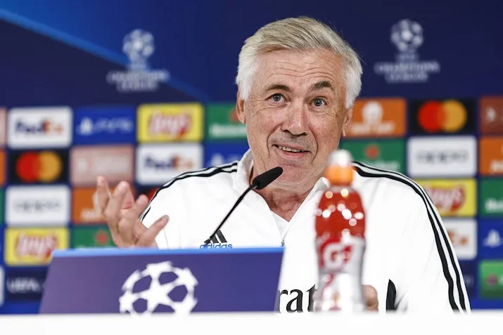 ancelotti prijst aanval real madrid met vinicius en rodrygo