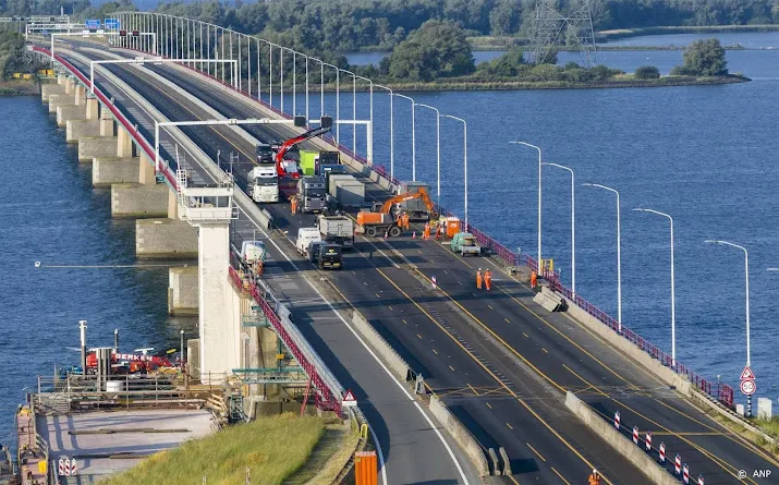 anwb ziet al vroeg drukte op omleidingsroutes haringvlietbrug