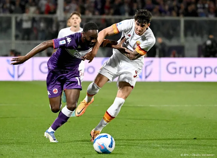 as roma verliest uitwedstrijd tegen fiorentina