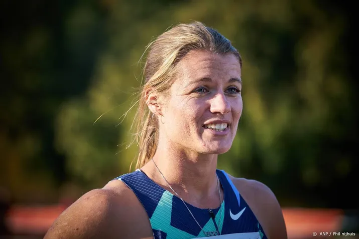 atlete schippers loopt 100 meter in haar hengelo