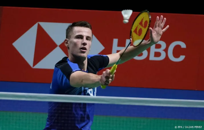 badmintonner caljouw strandt in kwartfinale van wk