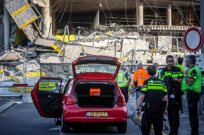 bam sloopt parkeergarage eindhoven airport