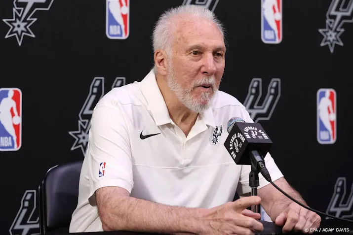 basketbalcoach popovich verlengt contract spurs met vijf jaar