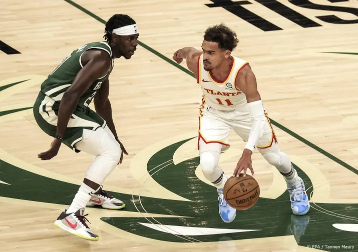 basketballers atlanta hawks nemen leiding in finale tegen bucks