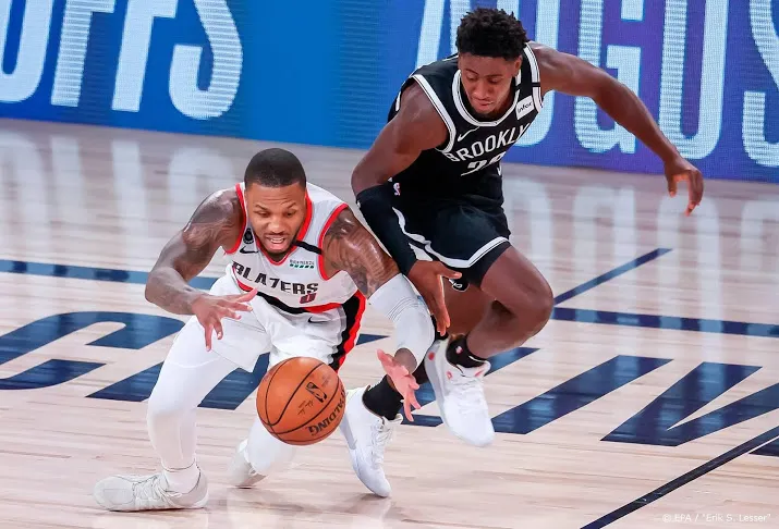 basketballers blazers houden in nba kans op play offs