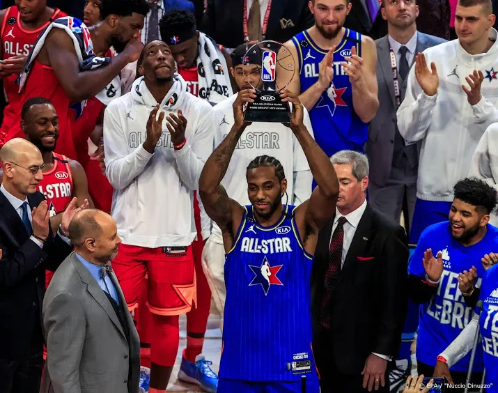 basketballers team lebron winnen all star game