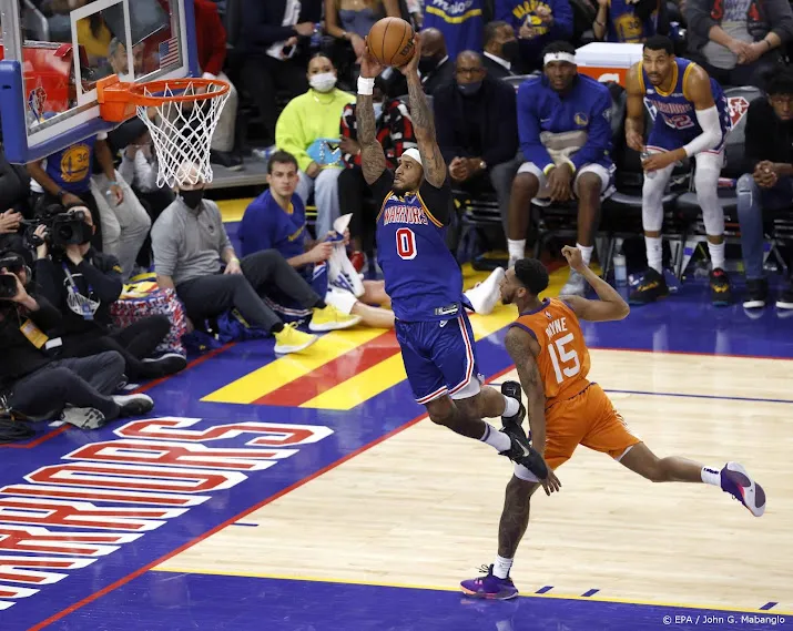 basketballers warriors thuis wel te sterk voor suns
