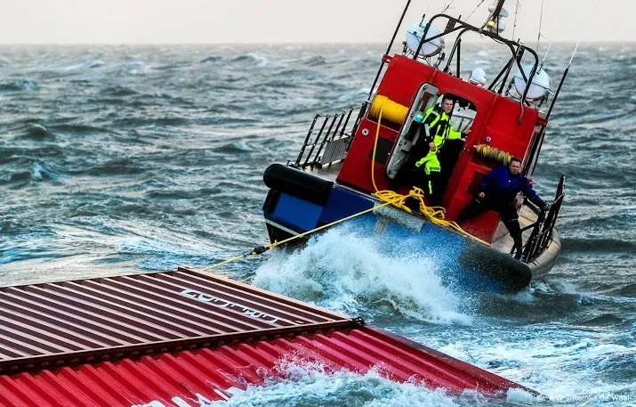 berging containers op zijn vroegst maandag