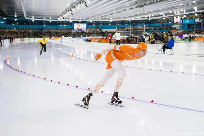 bergsma en schouten winnen marathon in thialf