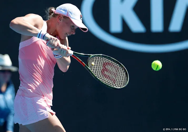 bertens begint goed aan australian open