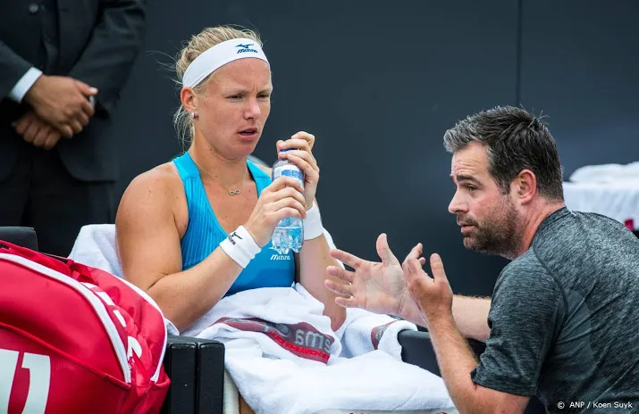 bertens en coach sluiter lassen pauze in