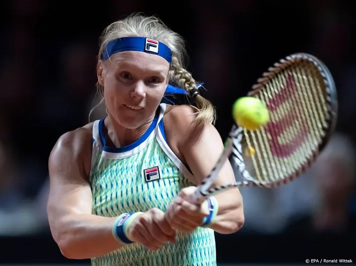 bertens sneuvelt in halve finale stuttgart