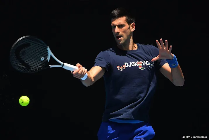 beslissing over deelname djokovic in melbourne mogelijk donderdag