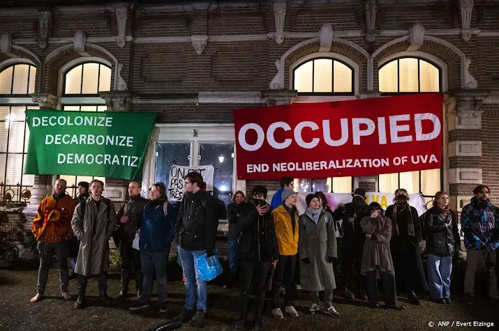 bezetters uva gebouw hoeven niet voor rechter te komen