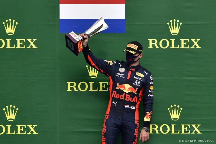 bijna 13 miljoen mensen zagen verstappen derde worden