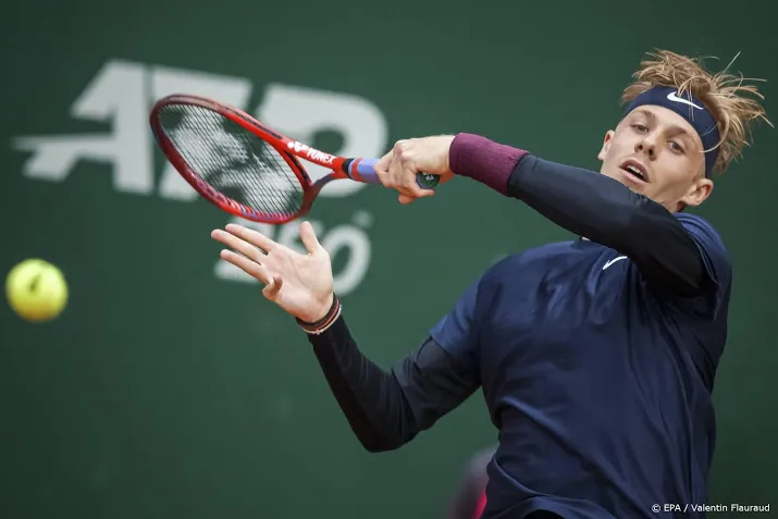 blessure houdt tennisser shapovalov van roland garros