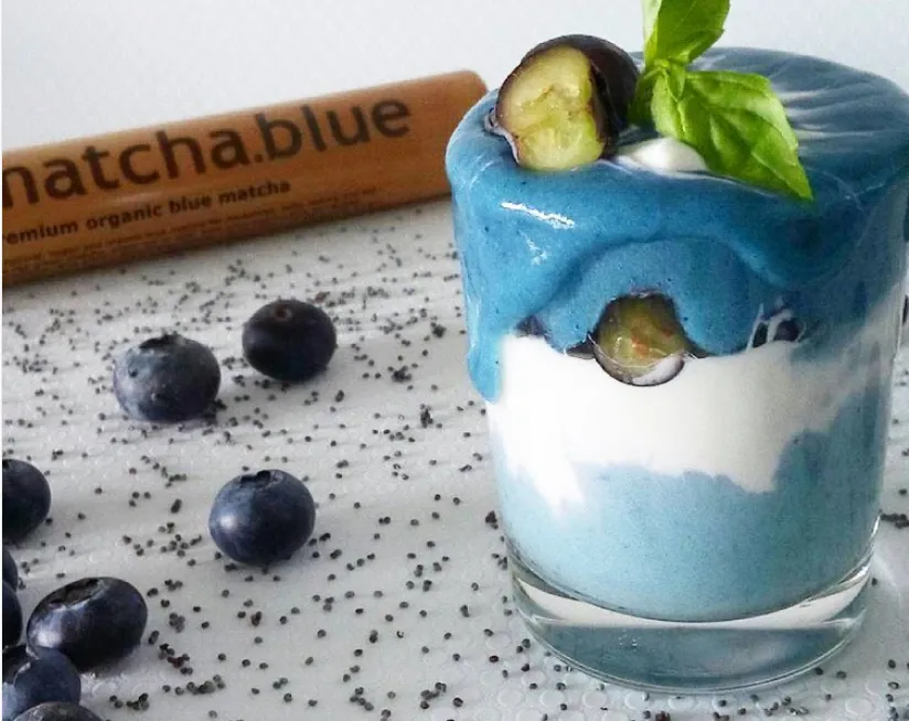 blue matcha