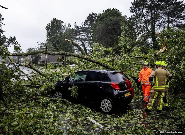 bouwbedrijven leggen werkzaamheden buiten neer vanwege storm