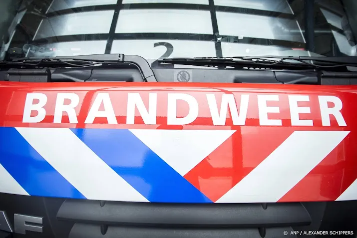 brand in duingebied bij brouwersdam