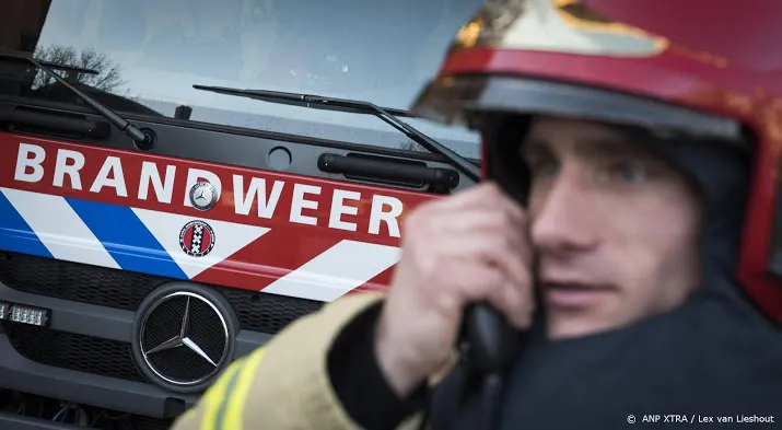 brand in kasteel in centrum van valkenburg