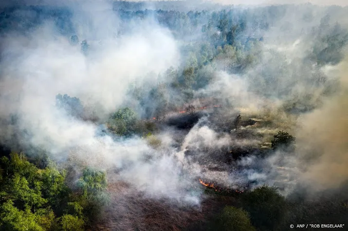 brand nationaal park de meinweg smeult nog na