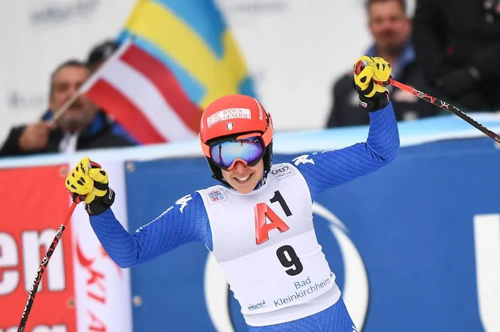 brignone wint voorlaatste super g voor spelen