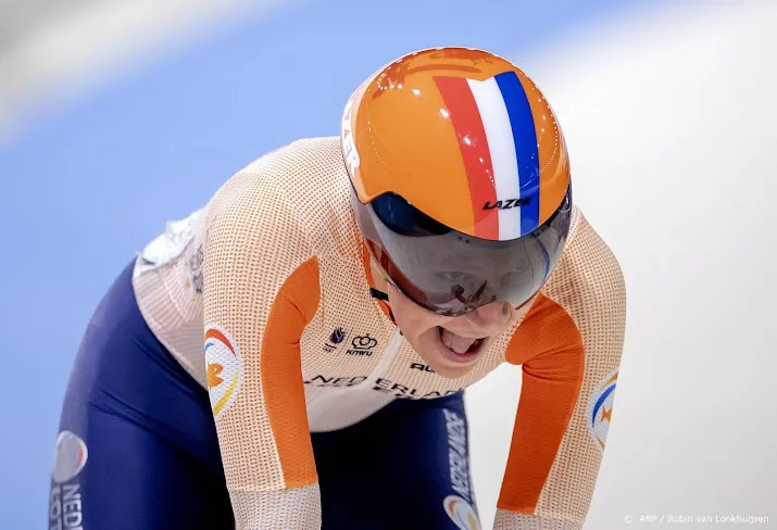 brons voor baanwielrenster de zoete op afvalkoers ek