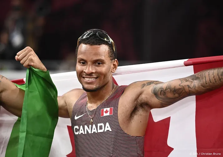 canadese sprinter de grasse pakt olympisch goud op 200 meter