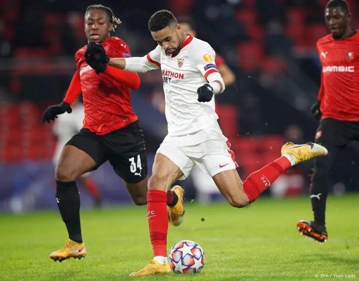 chelsea groepswinnaar na remise sevilla verslaat rennes